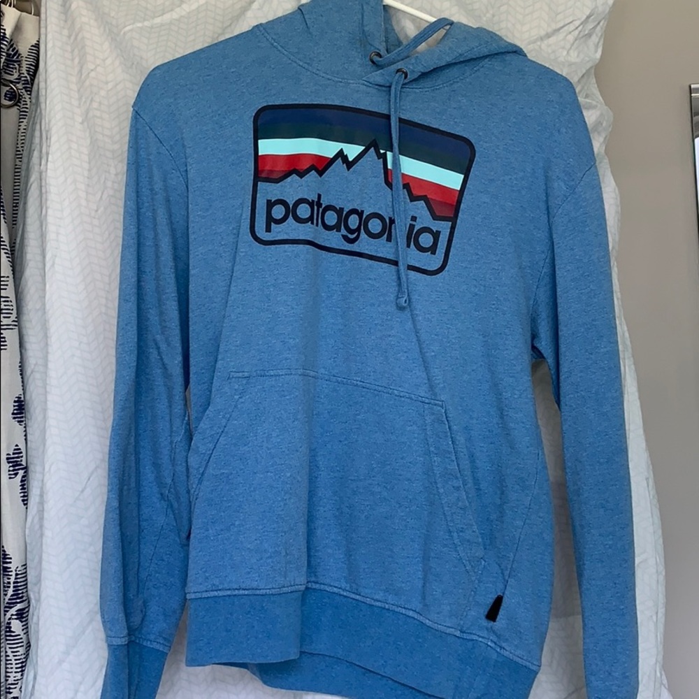 Blue Patagonia Hoodie/Sweatshirt